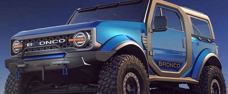 2020 Ford Bronco Rendered