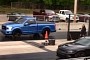 2020 Ford F-150 "Crazy Coyote" Drag Races Dodge Charger Scat Pack with a Bang