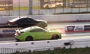 2020 Ford Mustang GT500 Drags AWD BMW M5, Epic Races Show the Skill of Drivers