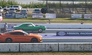 2020 Ford Mustang Shelby GT500 Drag Races 1969 Camaro RS, It's Not Even Close