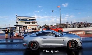 2020 Ford Mustang Shelby GT500 Drag Races Boosted F-150, Brutal Fight Follows