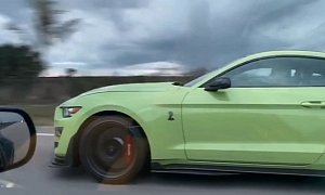 2020 Ford Mustang Shelby GT500 Races C7 Corvette ZR1, Demolition Occurs