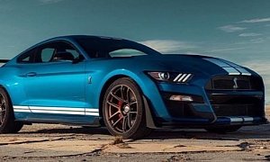 2020 Ford Mustang Shelby GT500 Gets Vossen Wheels in Tuner Rendering