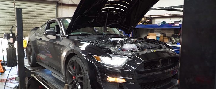 2020 Ford Mustang Shelby GT500 dyno run