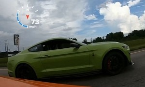 2020 Ford Mustang Shelby GT500 Races Modded Camaro ZL1, Fight Gets Brutal