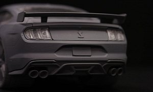 2020 Ford Mustang Shelby GT500 Scale Model Looks Like Tiny Terror