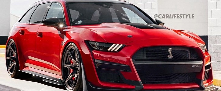 2020 Ford Mustang Shelby GT500 "Super Wagon" rendering