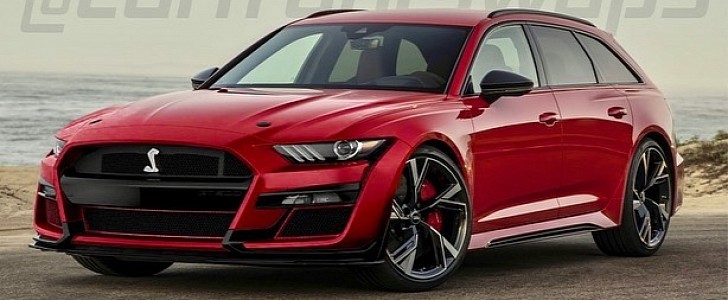 2020 Ford Mustang Shelby GT500 Wagon rendering