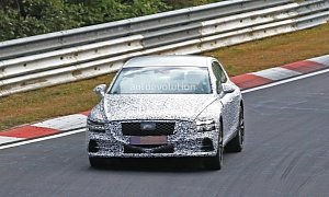 2020 Genesis G80 Drops More Camo at the Ring, Looks Better Than GV80 Concept
