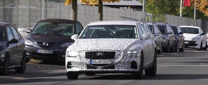 2020 Genesis G80 Spied With Controversial New Family Look