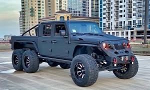 2020 Jeep Gladiator 6x6 "Super Villain" Is a Sinister $140,000 Monster
