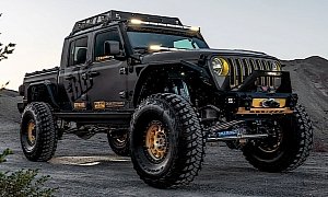 2020 Jeep Gladiator Gets C6 Corvette Engine, Turns into a Rugged Monster