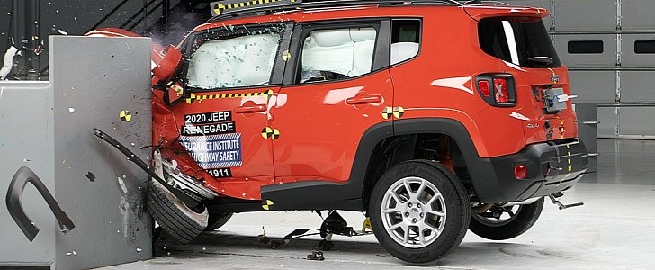 2020 Jeep Renegade crash test