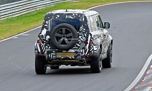2020 Land Rover Defender 110 Spied Tackling the Nurburgring