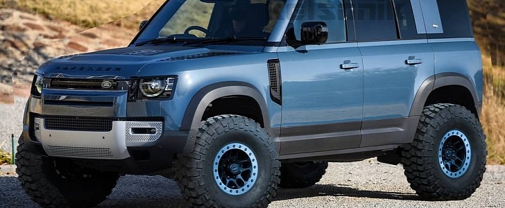 2020 Land Rover Defender rendering