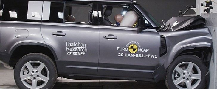 2020 Land Rover Defender EuroNCAP safety test