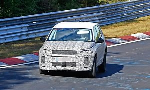 2020 Land Rover Discovery Sport Spied Testing at the Nurburgring
