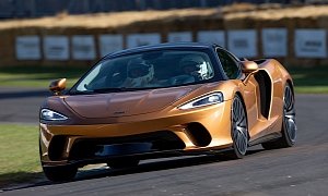 2020 McLaren GT Rolls on All Fours for the First Time in Public at Goodwood