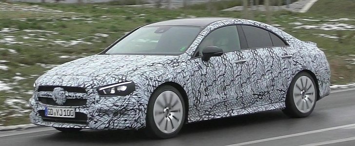 2020 Mercedes-AMG CLA 35 Looks Finished, Clears Its Throat in Spy Video