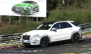 2020 Mercedes-AMG GLE 53 Spied Testing at the Nurburgring, Doesn't Sound Great