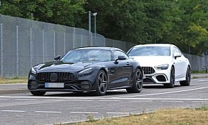 2020 Mercedes-AMG GT Facelift Spied, Shows Minor Visual Improvements