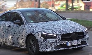 2020 Mercedes-Benz CLA-Class Casually Testing in Germany