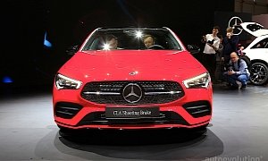 2020 Mercedes-Benz CLA Shooting Brake Lures the Crowds in Geneva