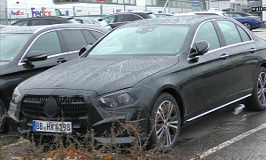 2020 Mercedes E-Class Facelift Spied With New Design