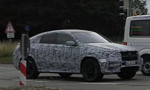2020 Mercedes GLE Coupe Spied from the Front