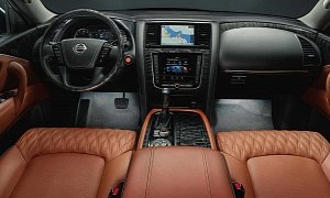 2020 Nissan Patrol Looks Luxurious, Features Diamond-stitched Quilted Leather