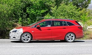 2020 Opel Astra Wagon Spied With Mild Facelift, Getting Ready for Peugeot Tech