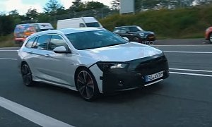 2020 Opel Insignia Spied at the Nurburgring, GSi Wagon Looks Like a Kia