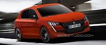 2020 Peugeot 208 Rendering Is a Cute Polo Alternative