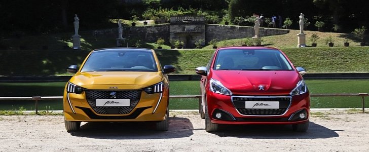 2020 Peugeot 208 Stands Next to Predecessor, Looks More Expensive