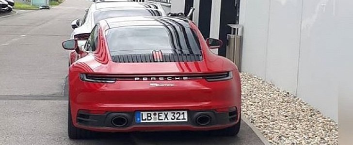 2020 Porsche 911 Carrera 4 (Base Model) Spotted at Factory, Debut Imminent  - autoevolution
