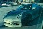 2020 Porsche 911 Carrera Aerokit Spotted in Traffic, Looks Like a GT3