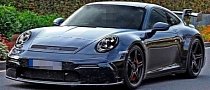 2020 Porsche 911 GT3 Spied in Production Trim, Shows Aggressive Aero