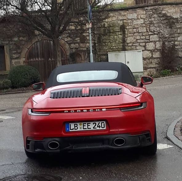 992 Porsche 911 GTS Cabriolet Spotted in Traffic, Prototype Shows  Everything - autoevolution