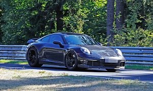 2020 Porsche 911 GT3  Hits Nurburgring, Shows Center-Lock Wheels and New Exhaust