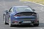 2020 Porsche 911 Laps Nurburgring, Naked Prototype Shows Rear Wing Details