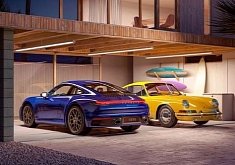 2020 Porsche 911 Meets Original 911 in Glossy Art