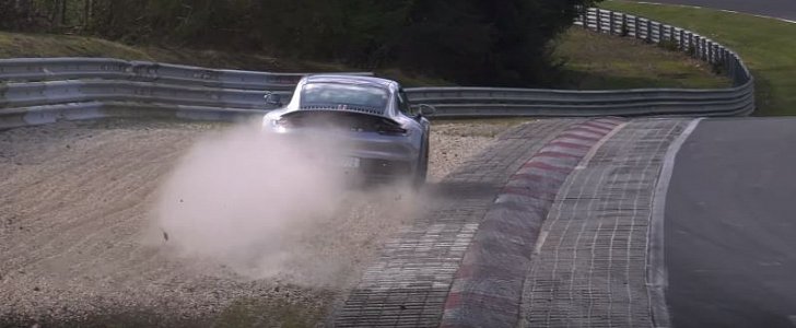 2020 Porsche 911 Nurburgring Near-Crash
