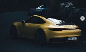 2020 Porsche 911 Photographed in the Wild, Looks All Grown Up