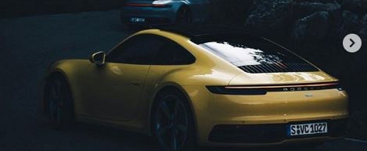 2020 Porsche 911 Photographed in the Wild