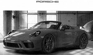 2020 Porsche 911 Speedster Printed On Invitation To Charity Cocktail Party