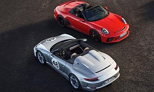 2020 Porsche 911 Speedster Shines in New Images as Production Begins
