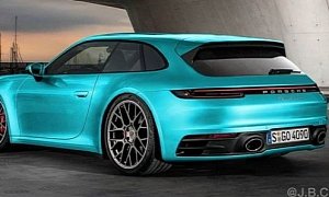 2020 Porsche 911 Sport Turismo Rendered, Looks Brilliant