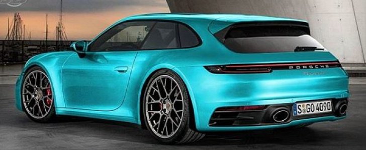 2020 Porsche 911 Sport Turismo Rendered
