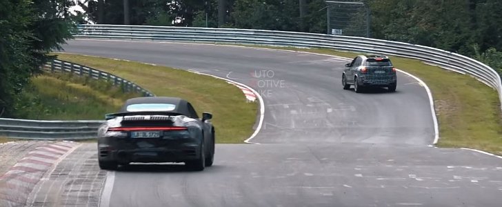 2020 Porsche 911 Turbo Chases 2019 BMW X5 M on Nurburgring