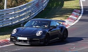 2020 Porsche 911 Turbo Hits Nurburgring, Shows New Active Wing